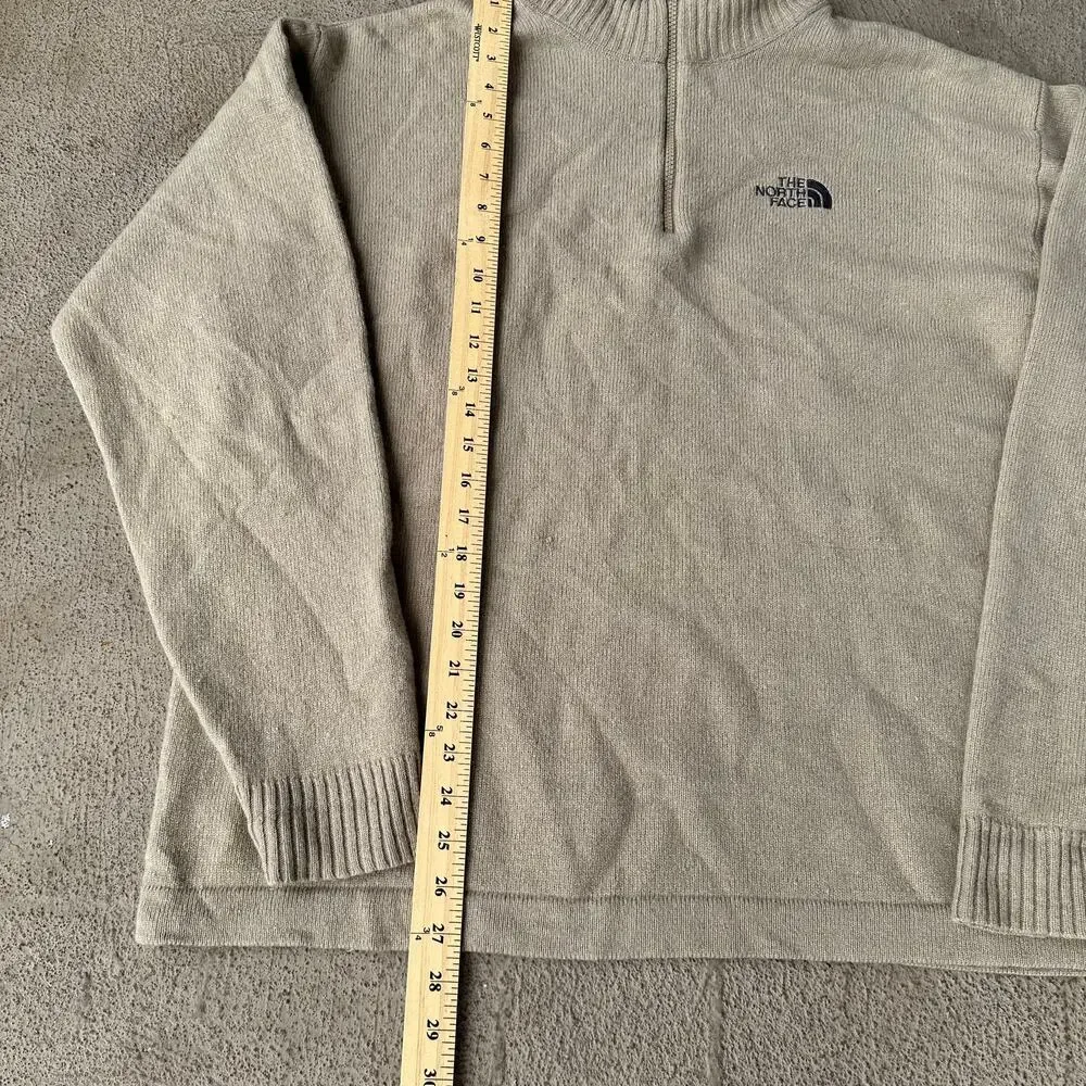 The North Face A5 Series 80% Lambswool Quarter Zip Sweater size XL